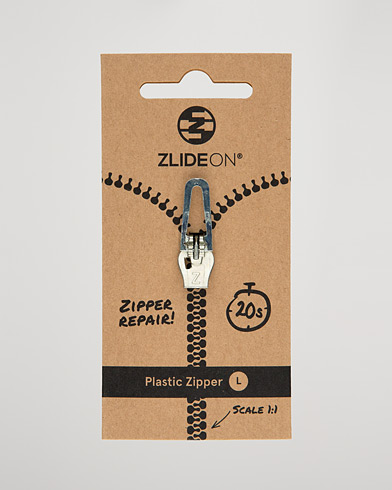 Herre | Tøjpleje | ZlideOn | Normal Plastic Zipper Silver L