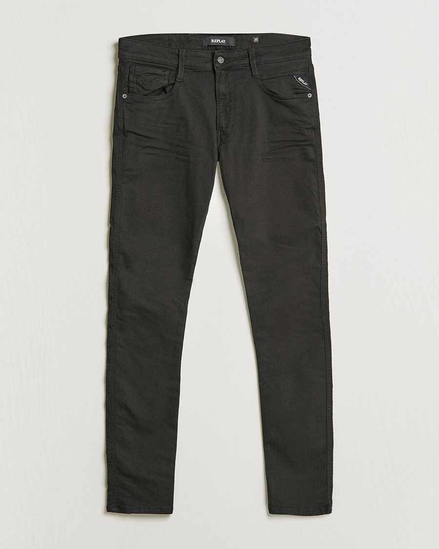 Herre | 40% udsalg | Replay | Anbass Powerstretch Jeans Black