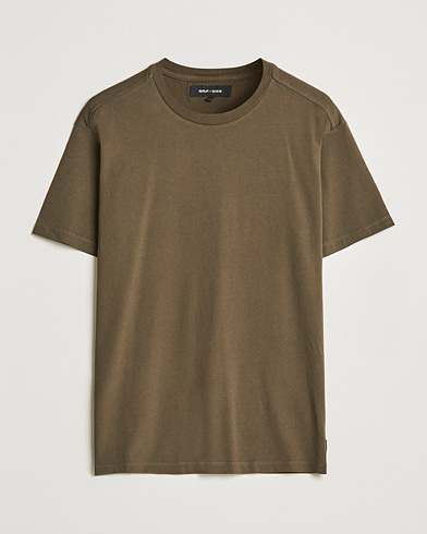 Herre | T-Shirts | Replay | Sartoriale Heavy Crew Neck T-Shirt Military