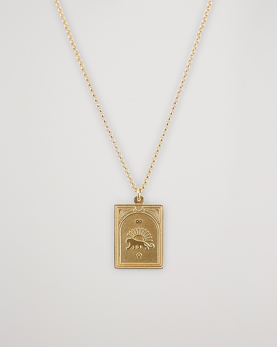 Tom Wood Tarot Strength Pendant Necklace Gold – Guld