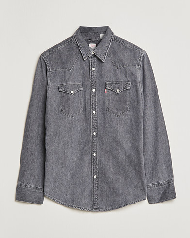 Herre | Denimskjorter | Levi's | Barstow Western Standard Shirt Gray Stonewash