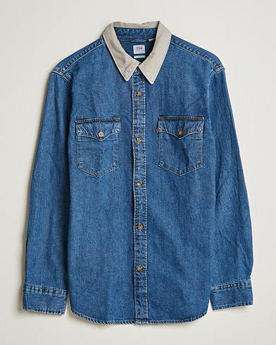 Herre | Casual | Levi's | Relaxed Fit Western Shirt Blue Stone Wash