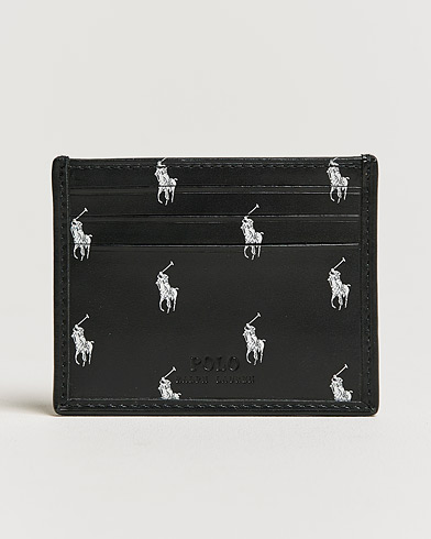 Herre | Punge | Polo Ralph Lauren | Logo Leather Card Holder Black