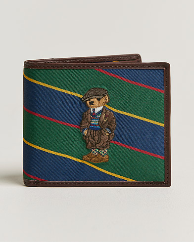 Herre |  | Polo Ralph Lauren | Bear Leather Billfold Wallet Multi