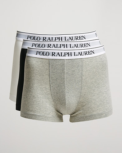 Herre | Boxershorts | Polo Ralph Lauren | 3-Pack Trunk Grey/Black/White