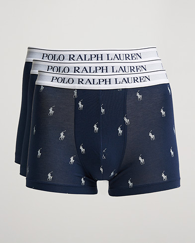 Herre |  | Polo Ralph Lauren | 3-Pack Trunk Navy/Navy Pony/Navy