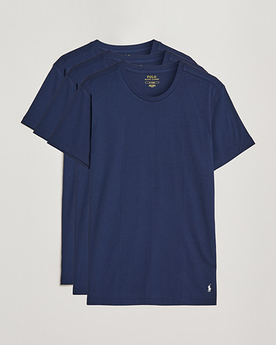 Herre | World of Ralph Lauren | Polo Ralph Lauren | 3-Pack Crew Neck T-Shirt Navy