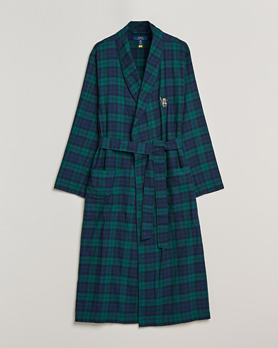 Herre |  | Polo Ralph Lauren | Flannel Checked Robe Blackwatch