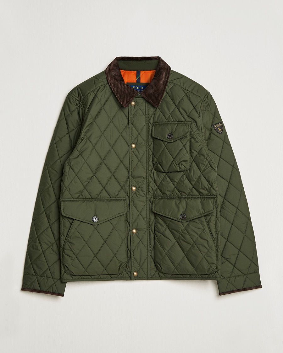 Polo Ralph Lauren Beaton Quilted Jacket Company Olive – Grøn