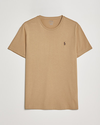 Herre | Kortærmede t-shirts | Polo Ralph Lauren | Crew Neck Tee Luxury Tan