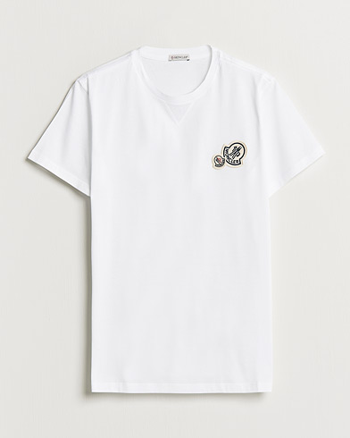 Herre | Moncler | Moncler | Double Logo T-Shirt White