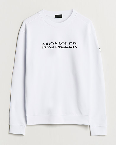 Herre | Moncler | Moncler | Lettering Sweatshirt White
