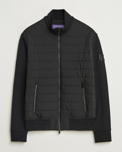 Ralph Lauren Purple Label Hybrid Jacket Black – Sort