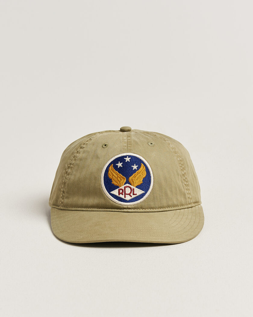 RRL Garment Dyed Ball Cap Beige – Grøn