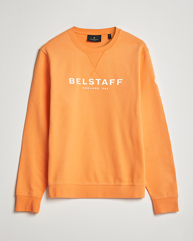 Herre |  | Belstaff | Belstaff 1924 Crew Neck Logo Sweat Signal Orange