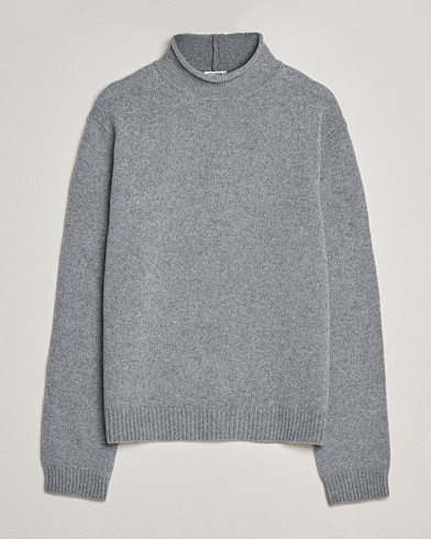 Herre | Business & Beyond | Filippa K | Milo Wool Cashmere Sweater Mid Grey Melange