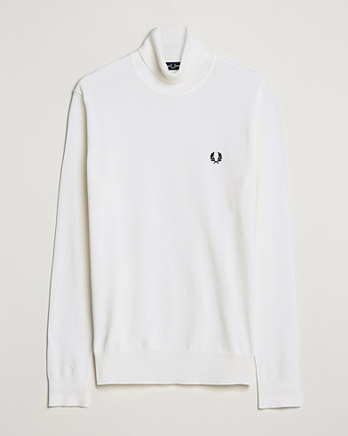 Herre | Fred Perry | Fred Perry | Roll Neck Jumper Snow White