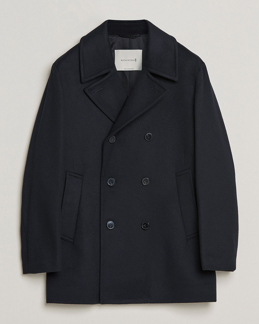 Mackintosh Dalton Wool/Cashmere Peacoat Black – Sort