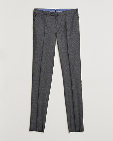 Herre | Flannelsbukser | PT01 | Slim Fit Glencheck Wool Trousers Medium Grey