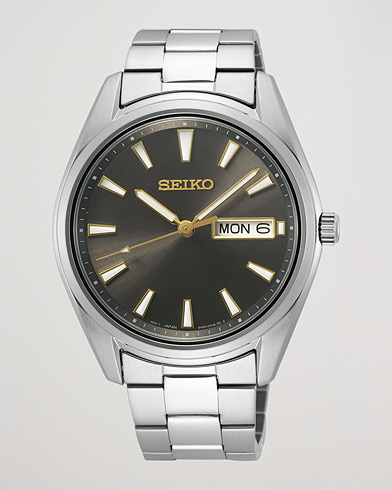 Herre | Stållænke | Seiko | Classic Day Date 40mm Steel Grey Dial