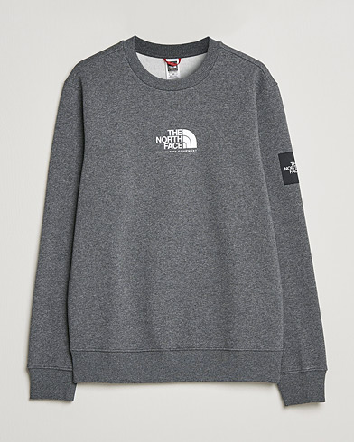 Herre | Sweatshirts | The North Face | Fine Crew Neck Sweatshirt Grey Heather
