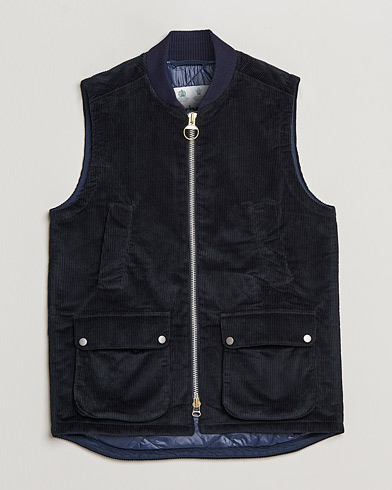 Herre | Barbour | Barbour White Label | Westmorland Cord Gilet Navy