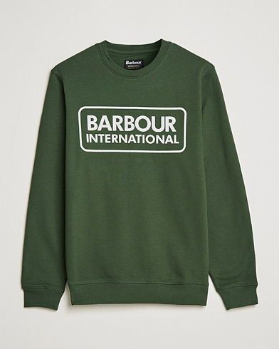 Herre | Trøjer | Barbour International | Large Logo Sweatshirt Kombo Green
