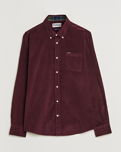 Herre | Fløjlsskjorter | Barbour Lifestyle | Ramsey Corduroy Shirt Winter Red