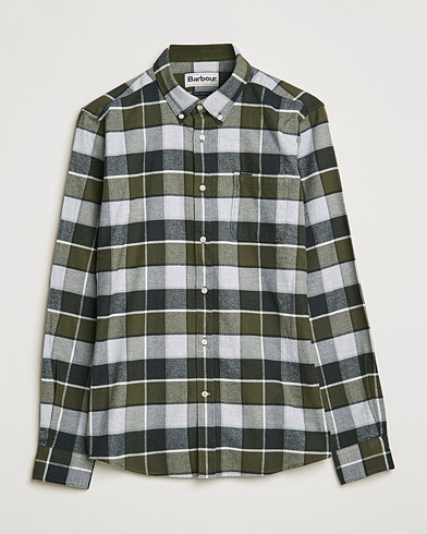 Herre | Best of British | Barbour Lifestyle | Country Check Flannel Shirt Olive