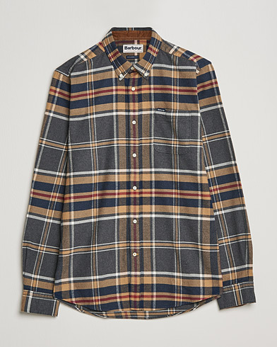 Herre | Barbour Lifestyle | Barbour Lifestyle | Ronan Flannel Check Shirt Grey Marl