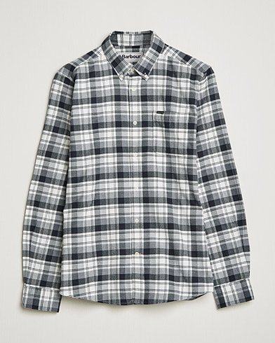 Herre | Casual | Barbour Lifestyle | Stonewell Flannel Check Shirt Grey Marl