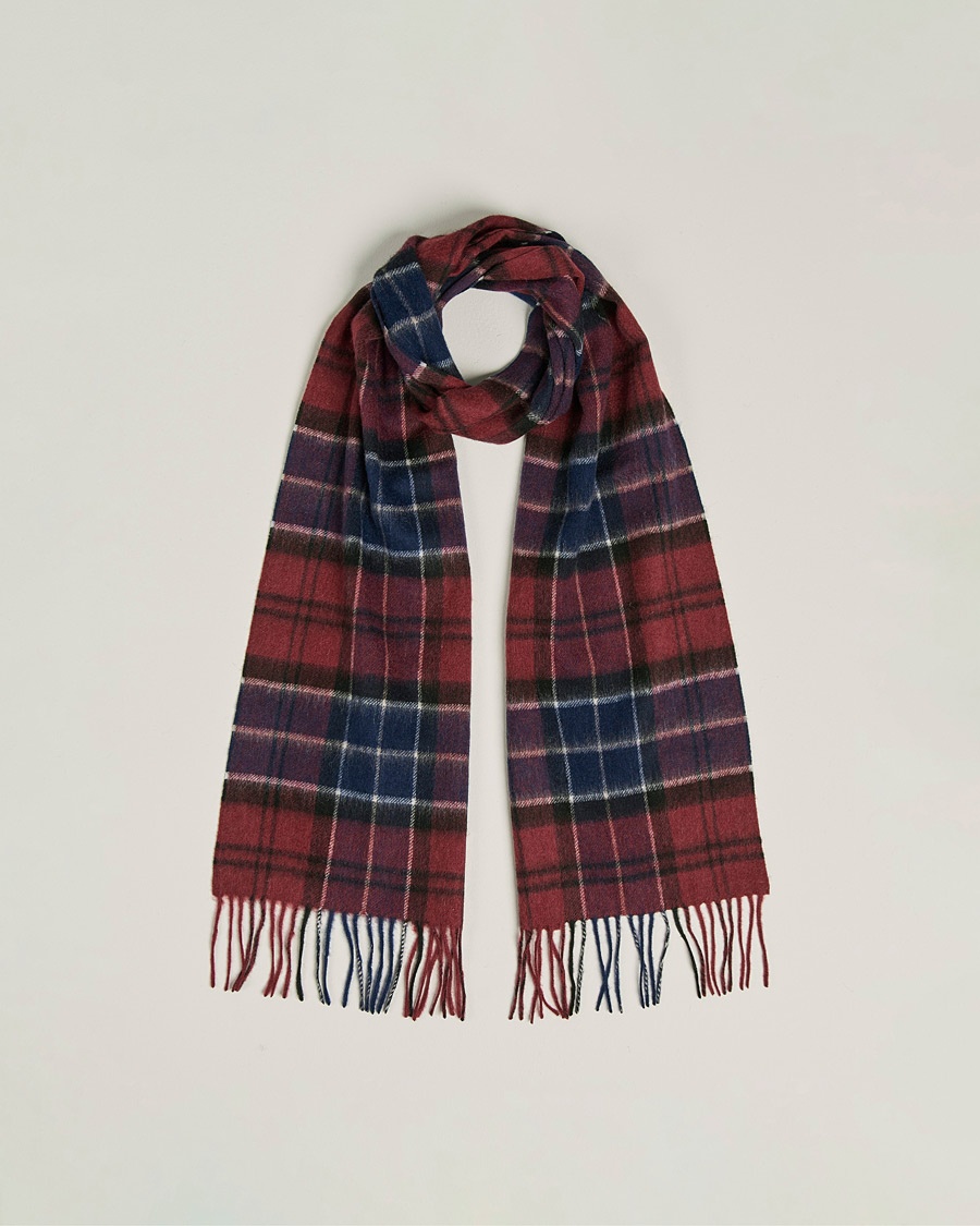 Herre | | Barbour Lifestyle | Merino Cashmere Tartan Scarf Cordovan Tartan