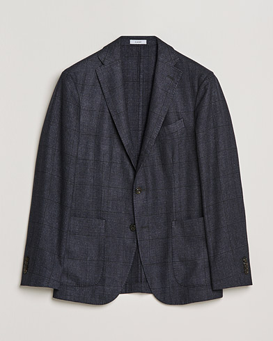 Herre | Blazere & jakker | Boglioli | K Jacket Wool Check Blazer Navy