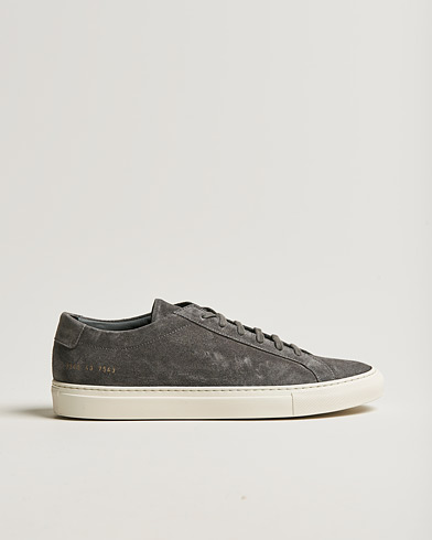 Herre | Common Projects | Common Projects | Original Achilles Suede Sneaker Charcoal