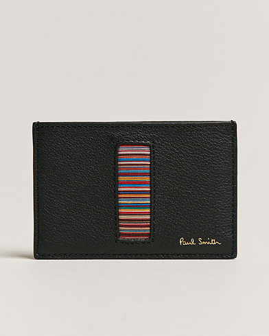 Herre | Punge | Paul Smith | Calf Leather Cardholder Black