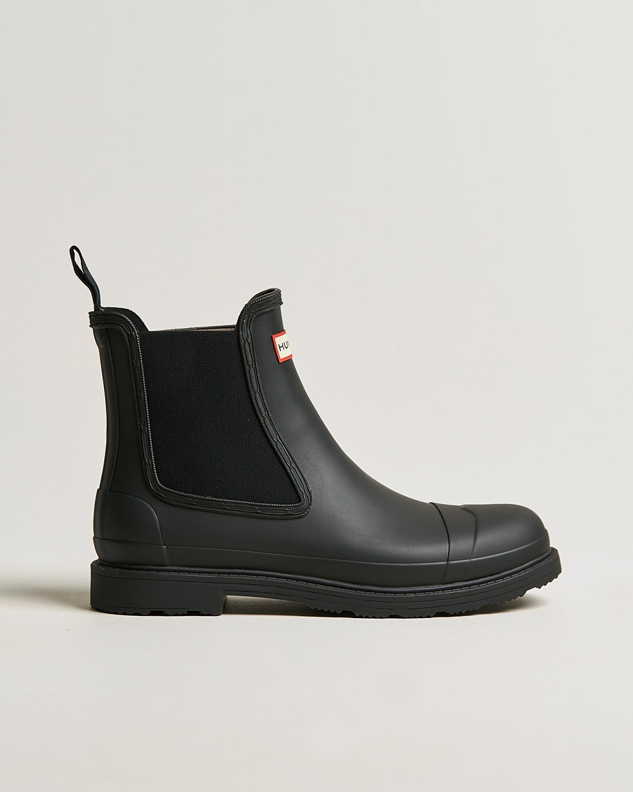 Hunter Boots Commando Chelsea Boot Black – Sort