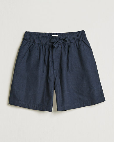 Herre | Loungewear-afdelingen | Tekla | Flannel Pyjama Shorts Midnight Blue