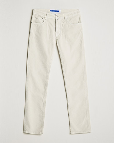 Herre | 5-pocket bukser | Jacob Cohën | Bard 5-Pocket Corduroy Trousers Off White
