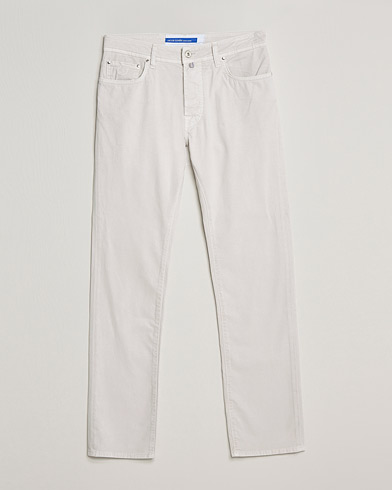 Herre | 5-pocket bukser | Jacob Cohën | Bard 5-Pocket Cotton Trousers Off White