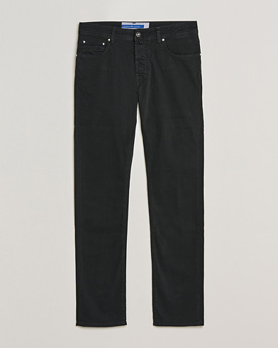 Herre | 5-pocket bukser | Jacob Cohën | Bard 5-Pocket Cotton Trousers Black