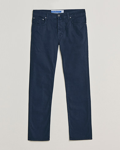 Herre | 5-pocket bukser | Jacob Cohën | Bard 5-Pocket Cotton Trousers Navy
