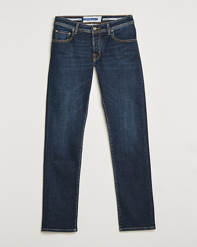Herre | Jeans | Jacob Cohën | Nick Slim Fit Organic Cotton Jeans Mid Blue