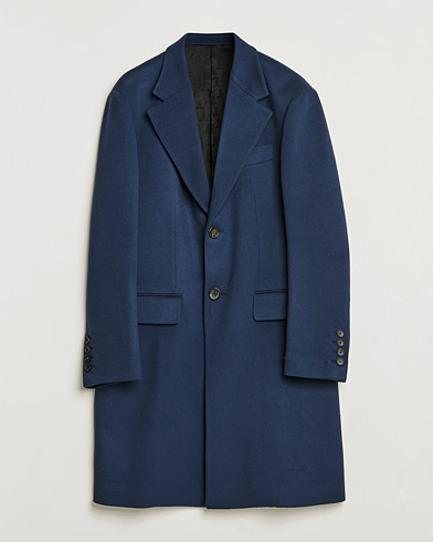 Herre | Frakker | Lanvin | Classic Wool Coat Midnight Blue