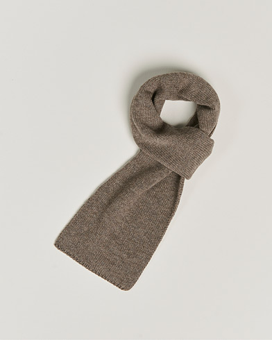 Herre |  | Piacenza Cashmere | Short Loop Cashmere Scarf Taupe