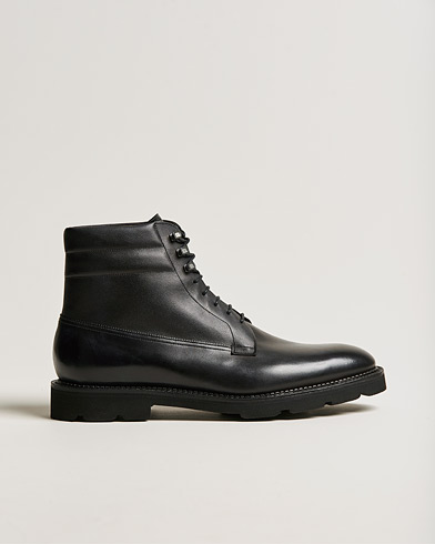 Herre | Sorte støvler | John Lobb | Adler Leather Boot Black Calf