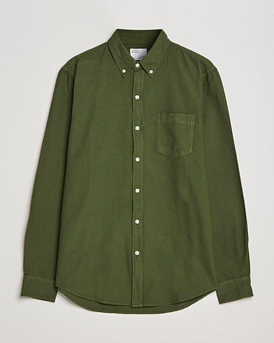 Herre | Oxfordskjorter | Colorful Standard | Classic Organic Oxford Button Down Shirt Seaweed Green