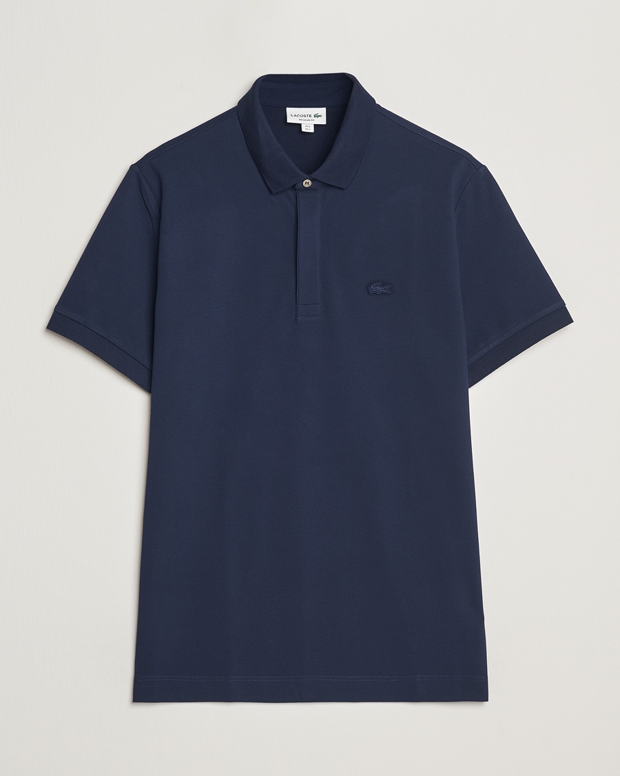 Lacoste Paris Polo Piké Navy Blue – Blå