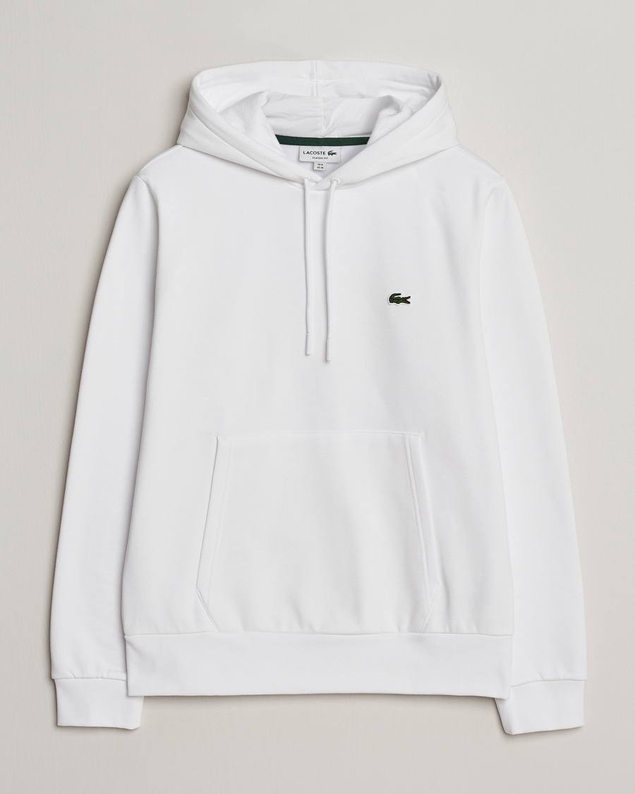 Lacoste Hoodie White – Hvid
