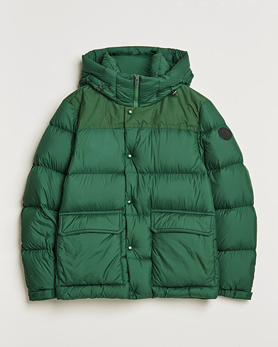 Herre | American Heritage | Woolrich | Microfiber Sierra Padded Jacket Waxed Green