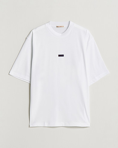 Herre | T-Shirts | Marni | Logo Applied T-Shirt White